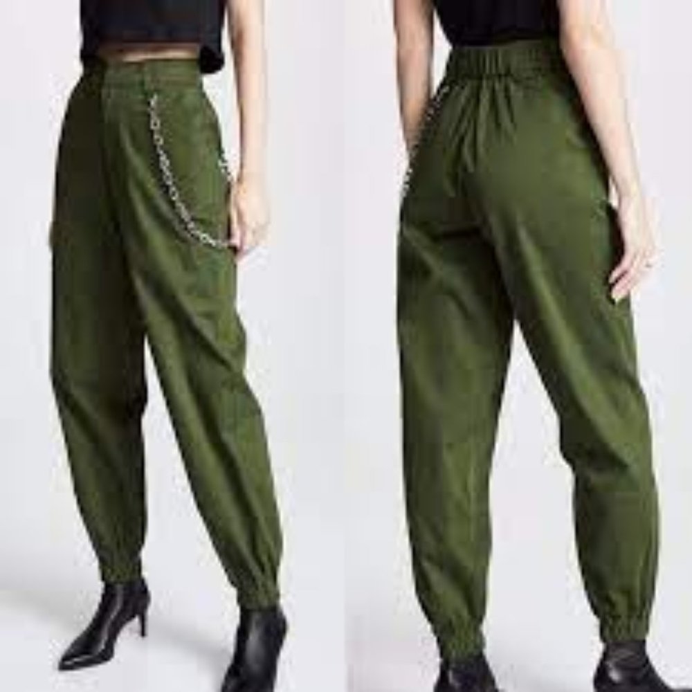 NWOT I.AM.GIA Cobain Cargo Pants In Army Green Large